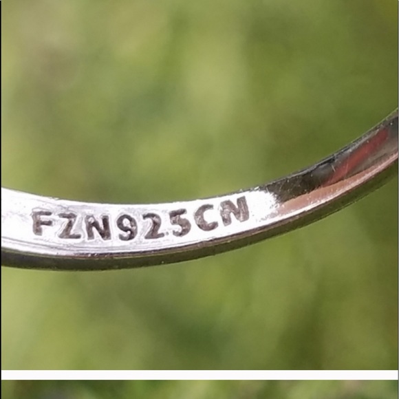 Dazzling marked 925 ring - Picture 2 of 3